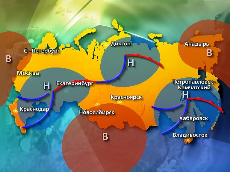 Синоптическая карта украины