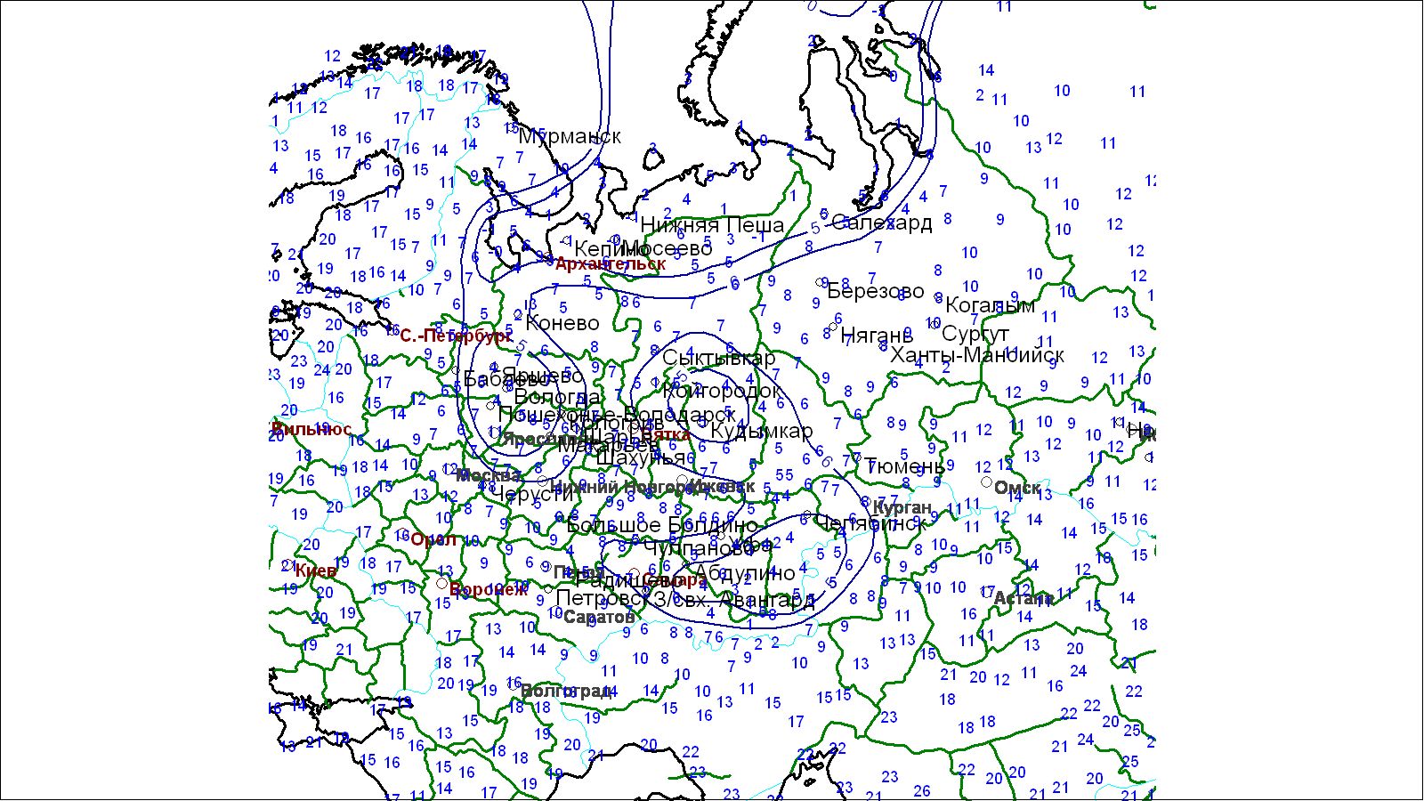 Кологрив Костромская область на карте России. МЕТЕОКЛИМАТ.