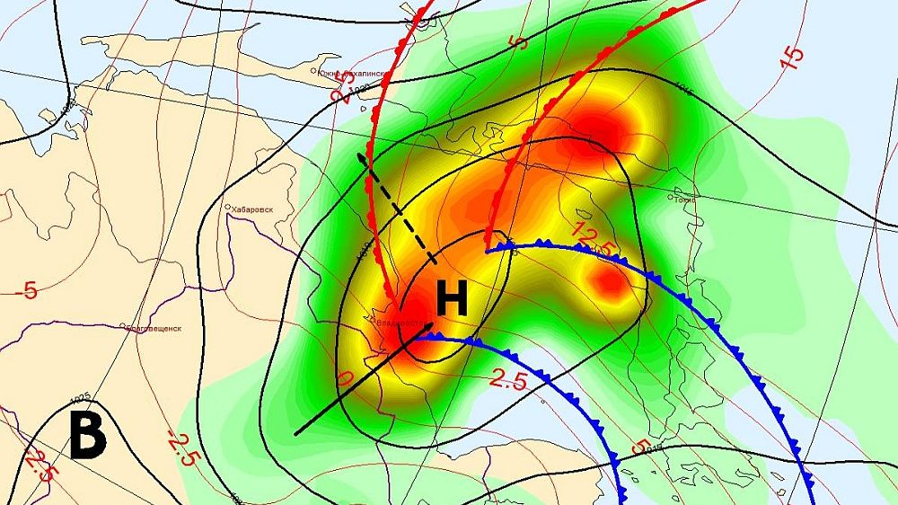 Карта циклонов дальний восток