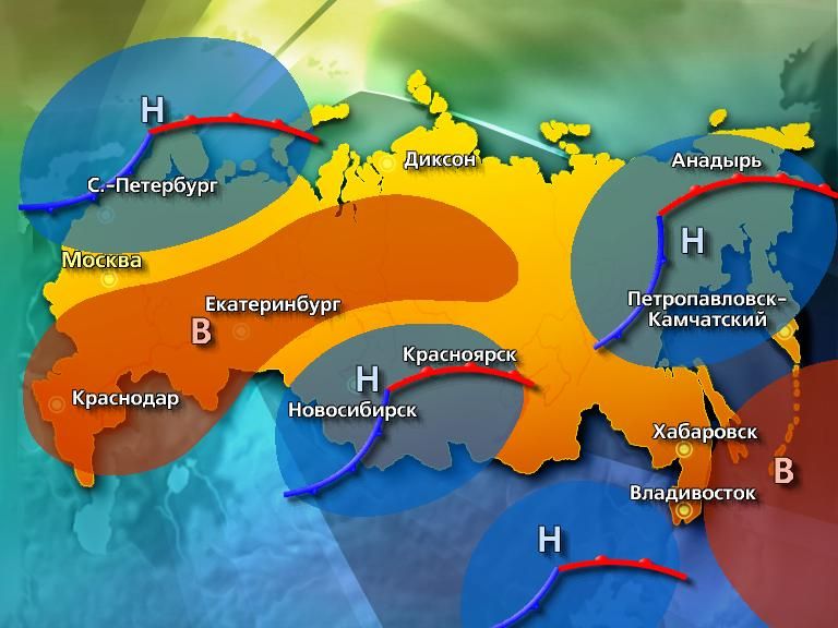 Карта гроз и осадков киров