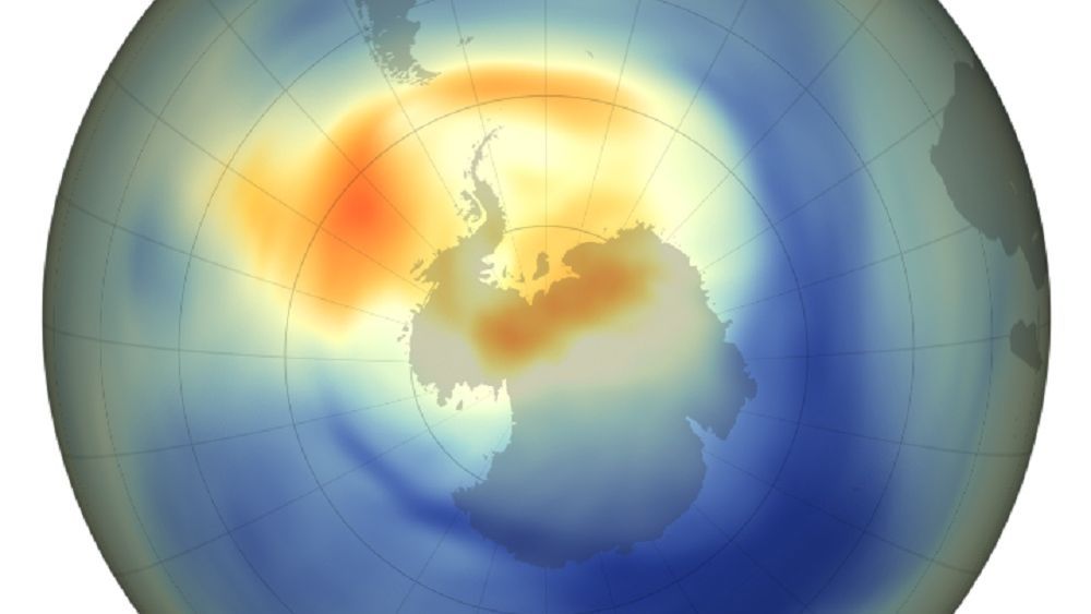 Как выглядит озоновая дыра фото