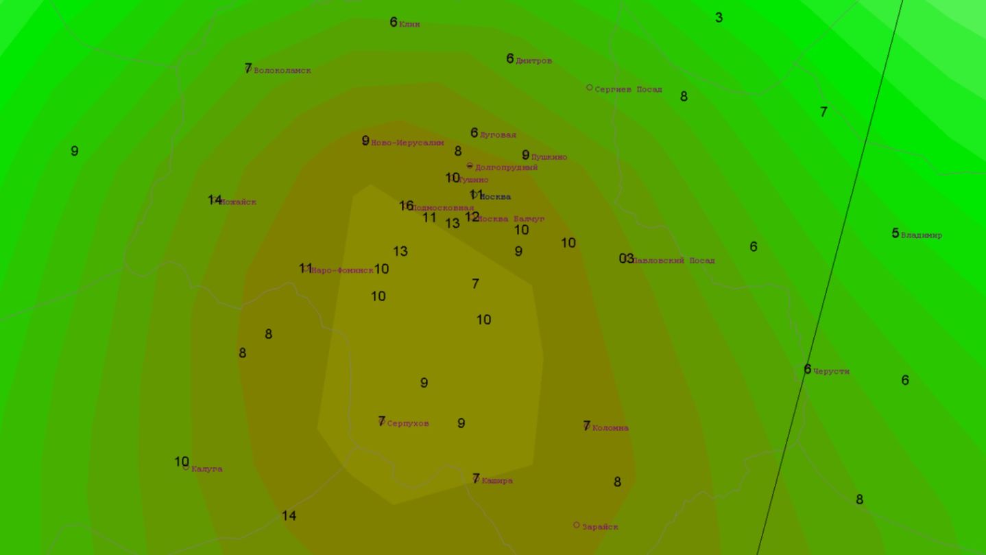 Карта осадков наро фоминск на сегодня