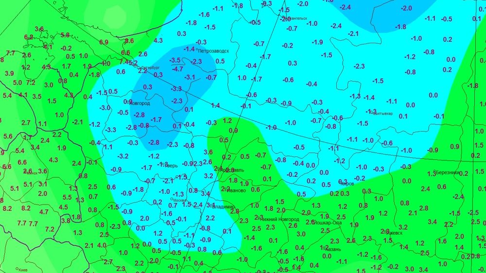 Карта погоды фобос