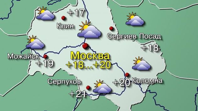 Погода на 6 октября в москве