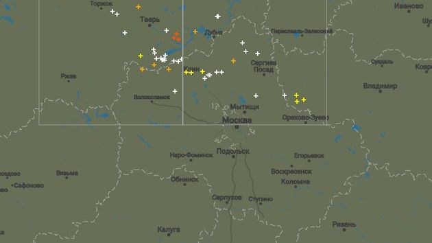 Карта осадков в подольске