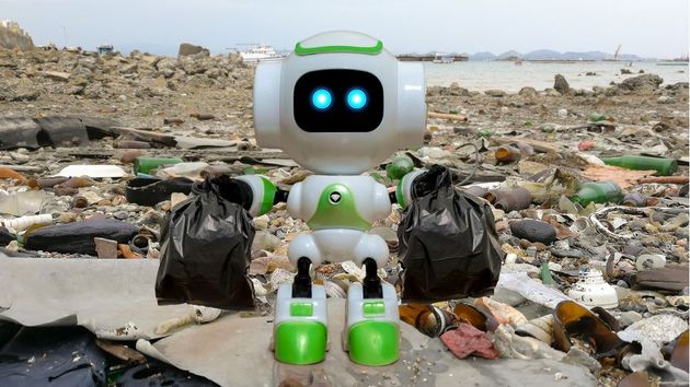 Роботы для очистки водоемов от мусора