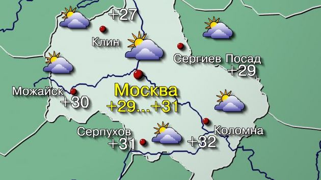 Погода на 4 июля москва